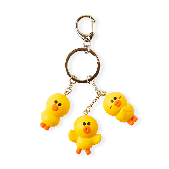 LINE FRIENDS TOYS SALLY BROWN & FRIENDS SALLY WAGGLE WAGGLE KEY RING (7182615838893)