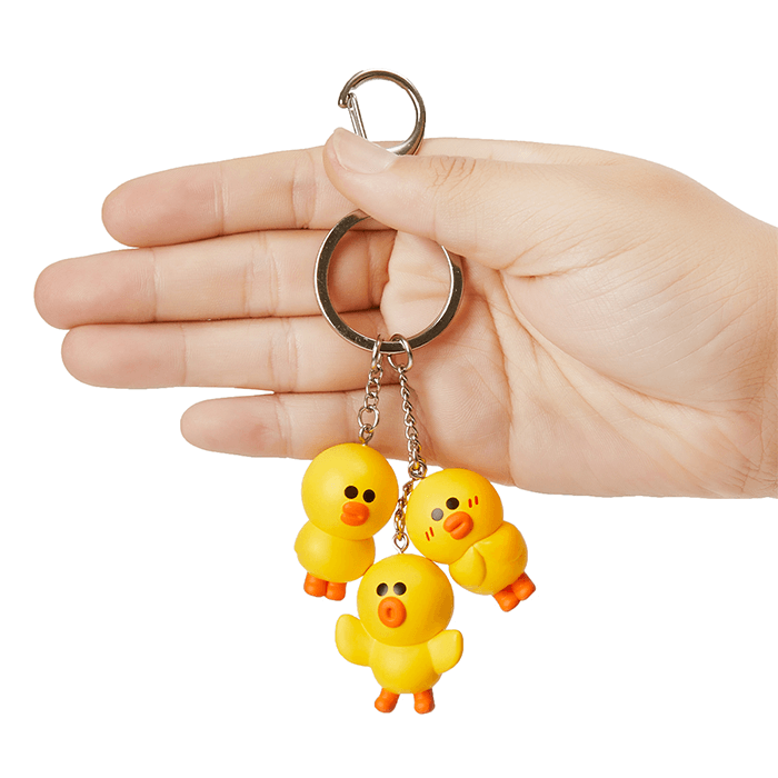 LINE FRIENDS TOYS SALLY BROWN & FRIENDS SALLY WAGGLE WAGGLE KEY RING (7182615838893)