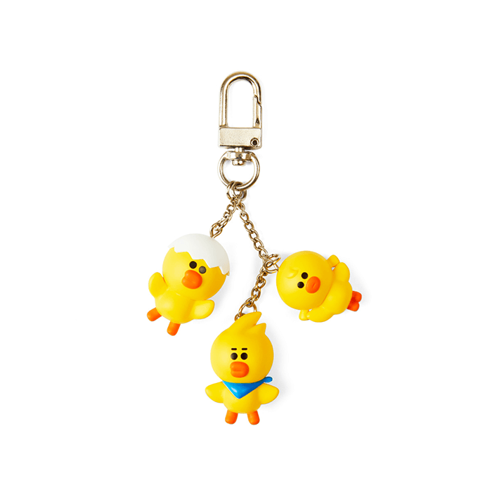 LINE FRIENDS TOYS SALLY & FRIENDS BROWN & FRIENDS SALLY & FRIENDS WAGGLE WAGGLE KEY RING (7182614790317)