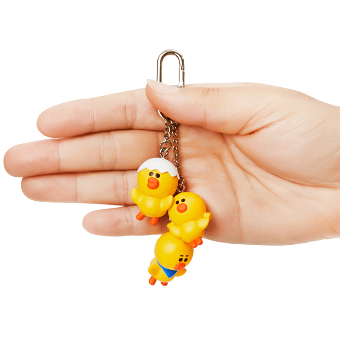 LINE FRIENDS TOYS SALLY & FRIENDS BROWN & FRIENDS SALLY & FRIENDS WAGGLE WAGGLE KEY RING (7182614790317)