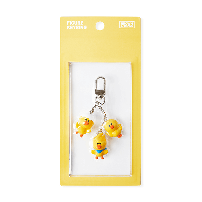 LINE FRIENDS TOYS SALLY & FRIENDS BROWN & FRIENDS SALLY & FRIENDS WAGGLE WAGGLE KEY RING (7182614790317)