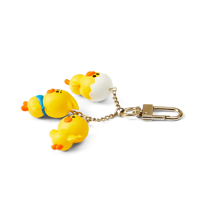 LINE FRIENDS TOYS SALLY & FRIENDS BROWN & FRIENDS SALLY & FRIENDS WAGGLE WAGGLE KEY RING (7182614790317)