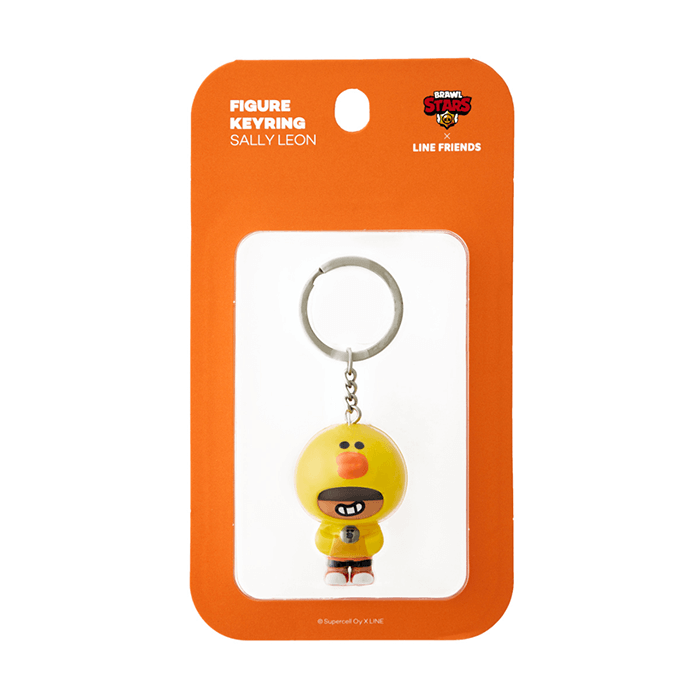 LINE FRIENDS TOYS SALLYLEON BRAWL STARS SALLYLEON FIGURINE KEYRING (7182724530349)