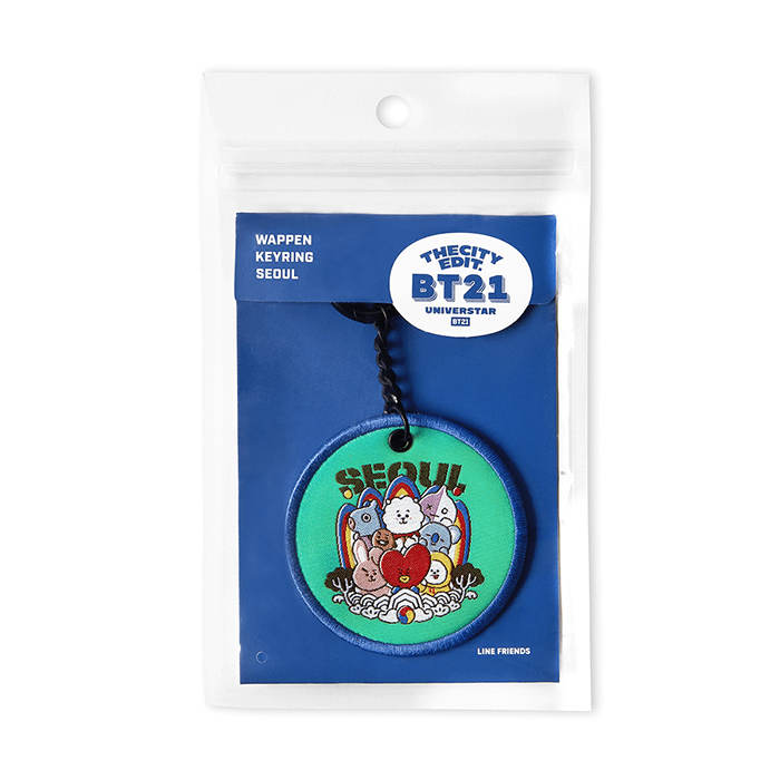 LINE FRIENDS TOYS SEOUL BT21 CITY EDITION KEY RING SEOUL (7182589690029)