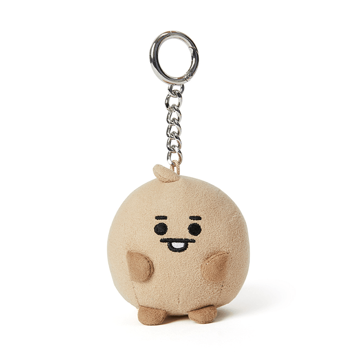 LINE FRIENDS TOYS SHOOKY BT21 SHOOKY BABY PONGPONG SUEDE BAG CHARM (7182633992365)