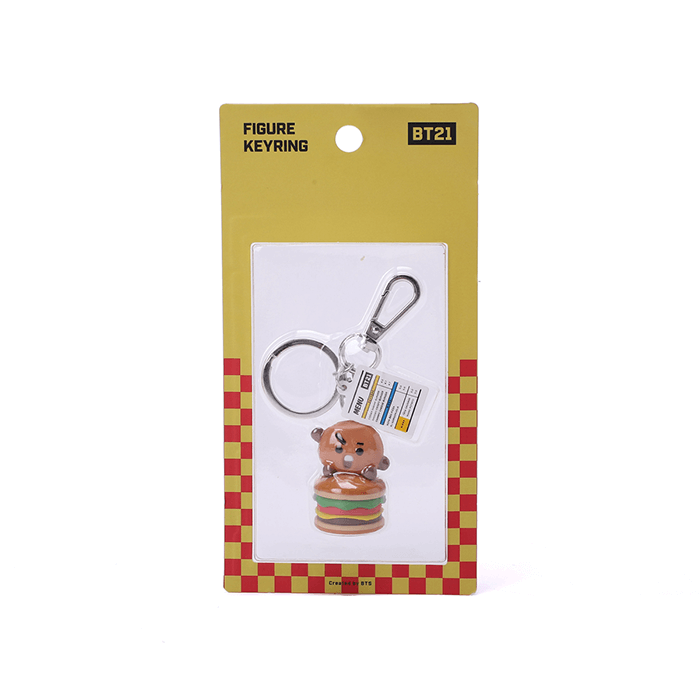 LINE FRIENDS TOYS SHOOKY BT21 SHOOKY FIGURE KEY RING (7182621081773)