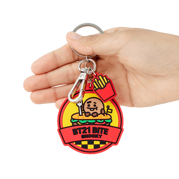 LINE FRIENDS TOYS SHOOKY BT21 SHOOKY PVC KEY RING (7182636613805)