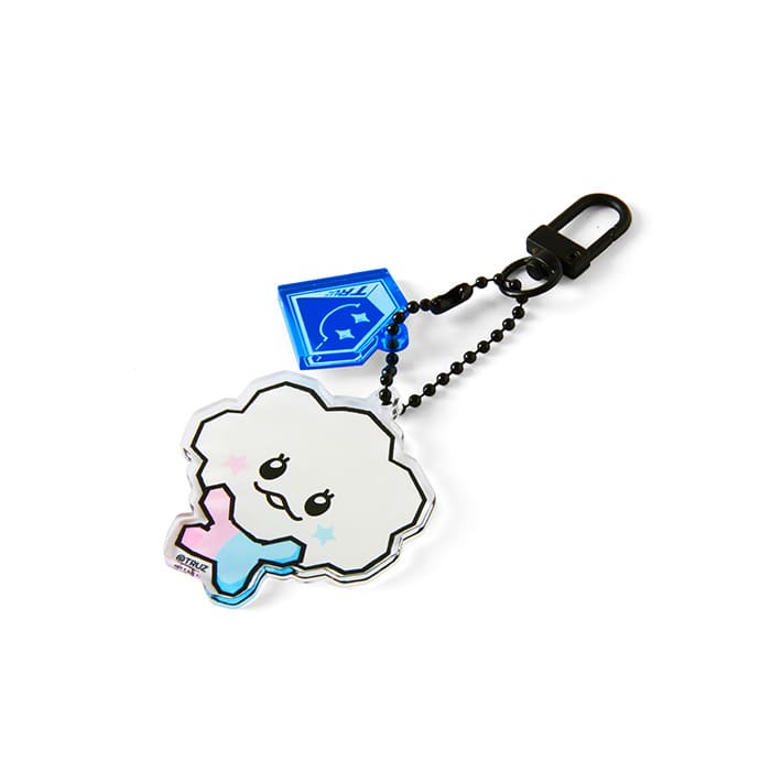 LINE FRIENDS TOYS SOM TRUZ SOM ACRYLIC KEYRING (7182494564525)