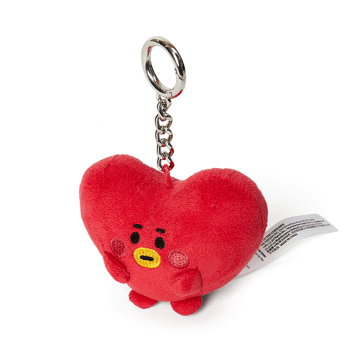 LINE FRIENDS TOYS TATA BT21 TATA BABY PONGPONG SUEDE BAG CHARM (7182634713261)