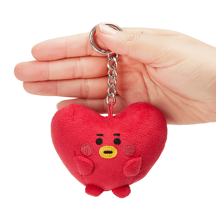 LINE FRIENDS TOYS TATA BT21 TATA BABY PONGPONG SUEDE BAG CHARM (7182634713261)