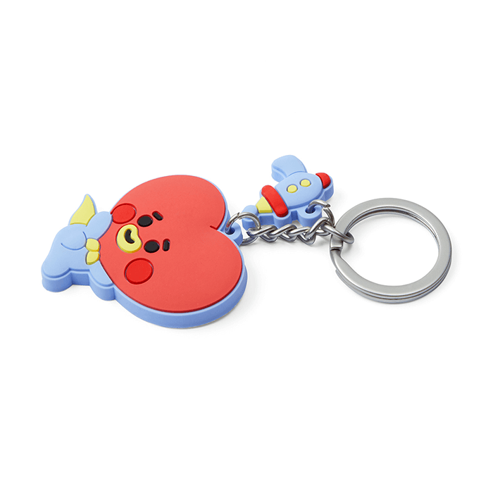 LINE FRIENDS TOYS TATA BT21 TATA BABY SILICON KEY RING (7182627078317)