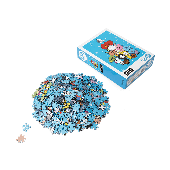 LINE FRIENDS TOYS UNIVERSE BT21 UNIVERSE JIGSAW PUZZLE 500 PIECES (7182701199533)