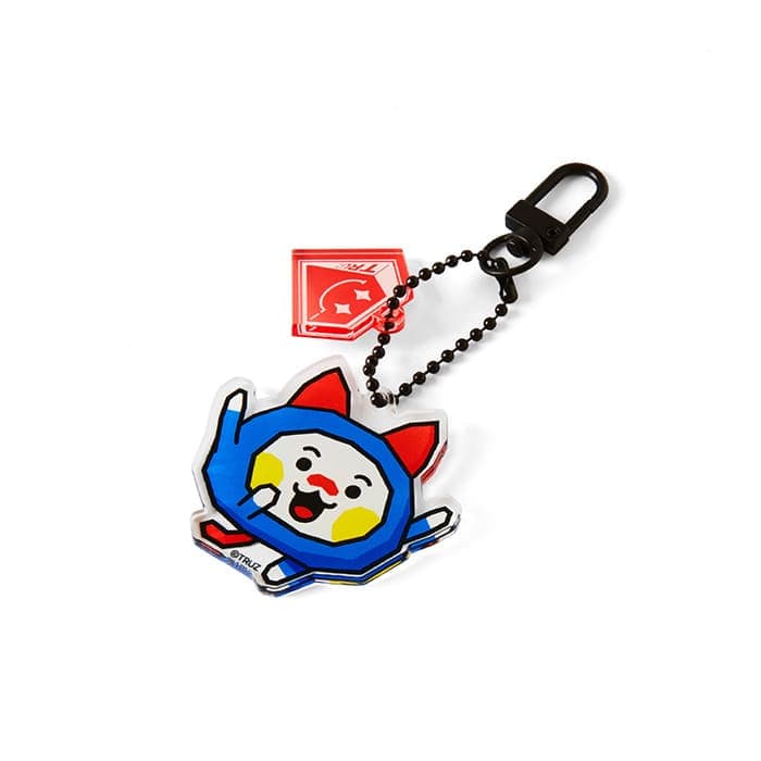 LINE FRIENDS TOYS WOOPY TRUZ WOOPY ACRYLIC KEYRING (7182494466221)