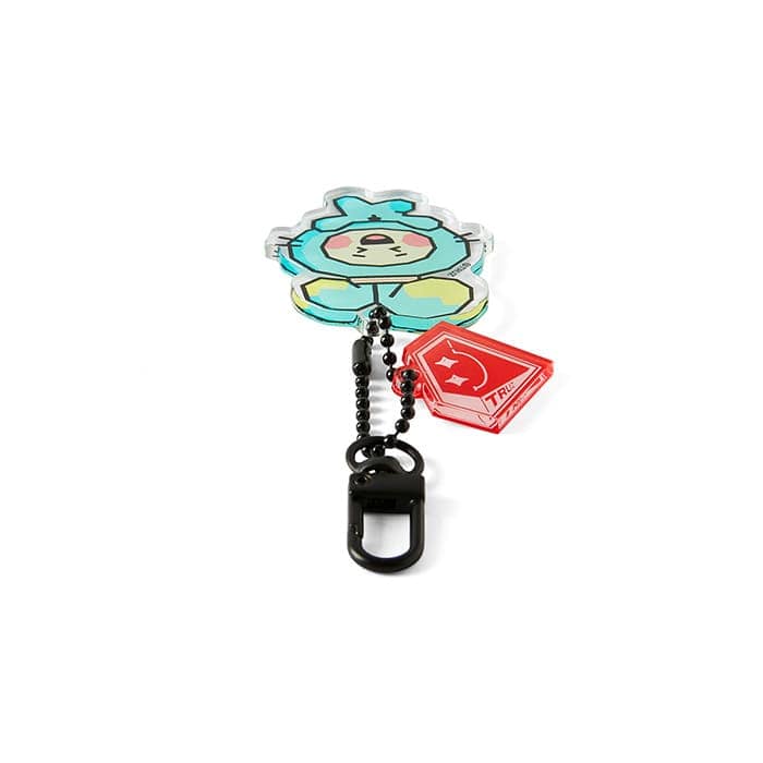 LINE FRIENDS TOYS YE-DEE TRUZ YE-DEE ACRYLIC KEYRING (7182494597293)