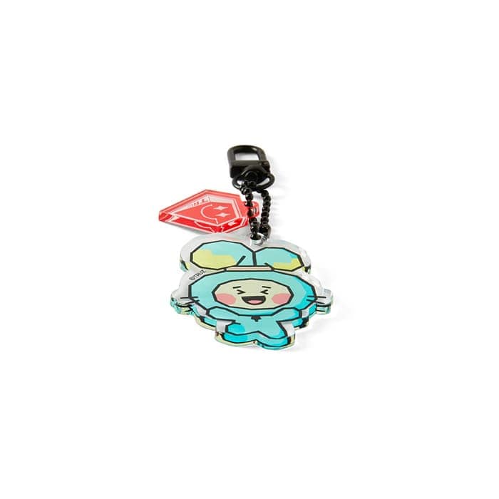 LINE FRIENDS TOYS YE-DEE TRUZ YE-DEE ACRYLIC KEYRING (7182494597293)