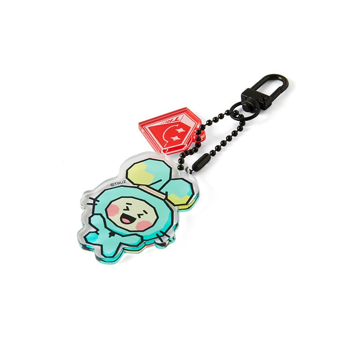 LINE FRIENDS TOYS YE-DEE TRUZ YE-DEE ACRYLIC KEYRING (7182494597293)