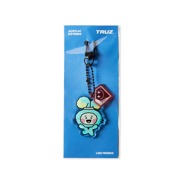 LINE FRIENDS TOYS YE-DEE TRUZ YE-DEE ACRYLIC KEYRING (7182494597293)