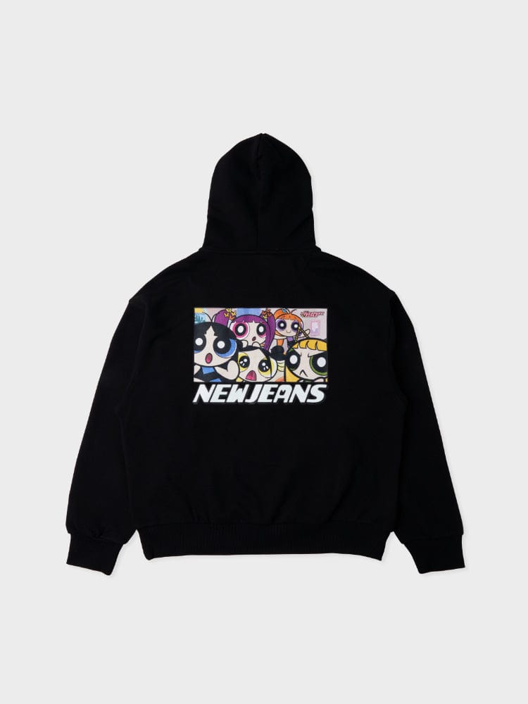 [NEW] THE POWERPUFF GIRLS x NJ 후드 티셔츠 (BLACK)