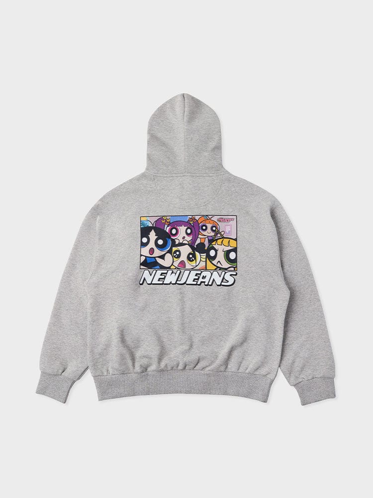 [NEW] THE POWERPUFF GIRLS x NJ 후드 티셔츠 (GREY)